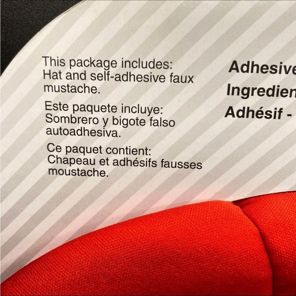 Nintendo Red Cap and Mustache Set - Picture 5 of 5